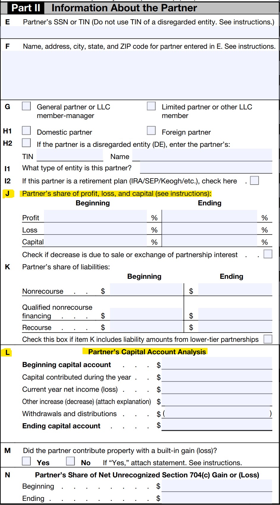 Understanding Your Schedule K1 (Form 1065)